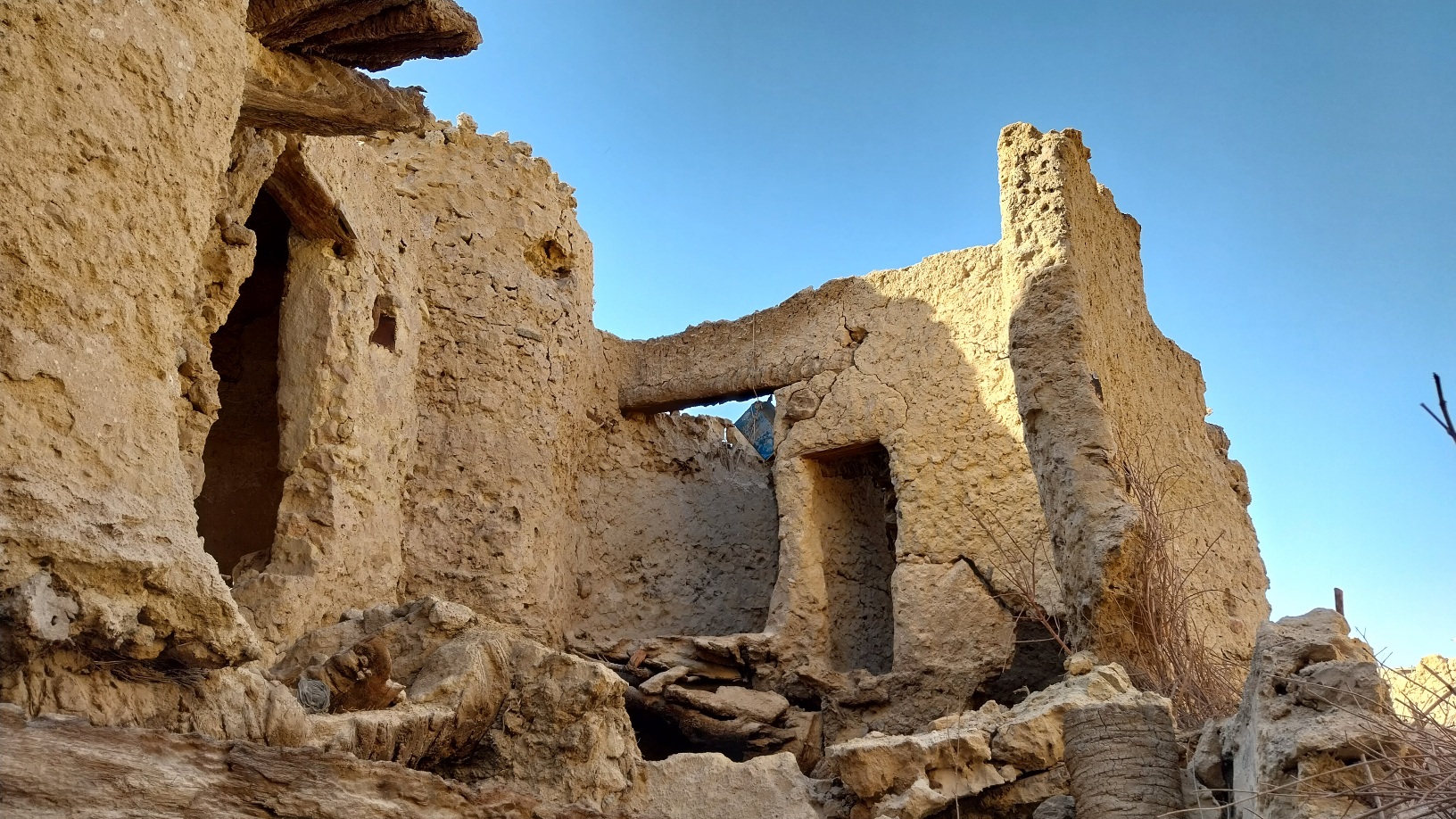 a view inside the Shali fortress in the centre of Siwa